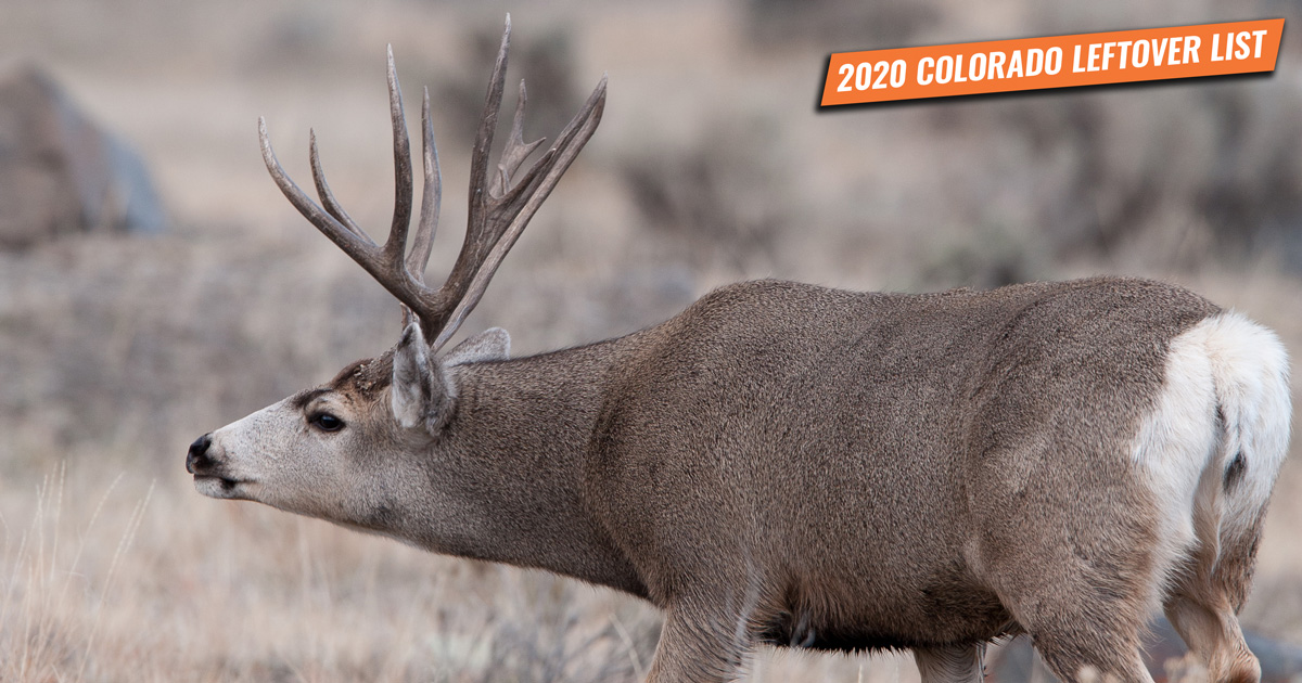 2020 Colorado Leftover Hunting License List GoHUNT 2020 Colorado Leftover Hunting License List GoHUNT