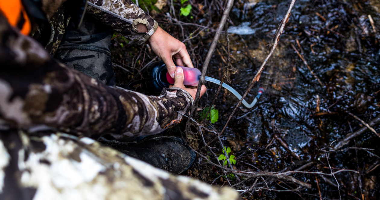Water filtration options for the backpack hunter