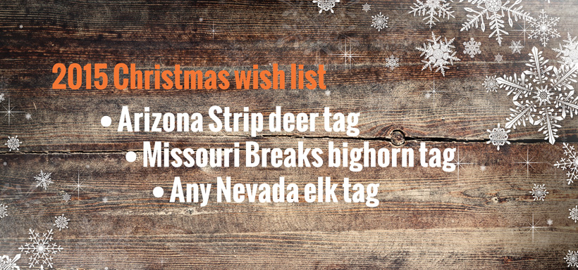 2015 Western hunting Christmas wish list 2015 Western hunting Christmas wish list