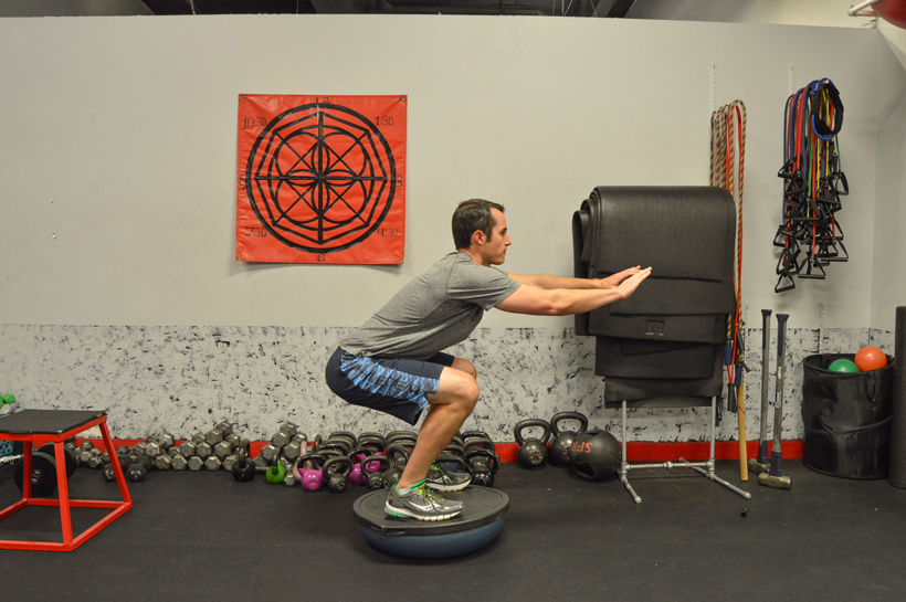 Bosu ball for stability training Bosu ball for stability training