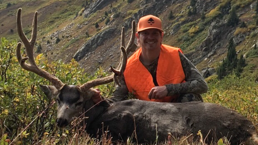 Bryce with his Colorado muzzleloader mule deer Bryce with his Colorado muzzleloader mule deer