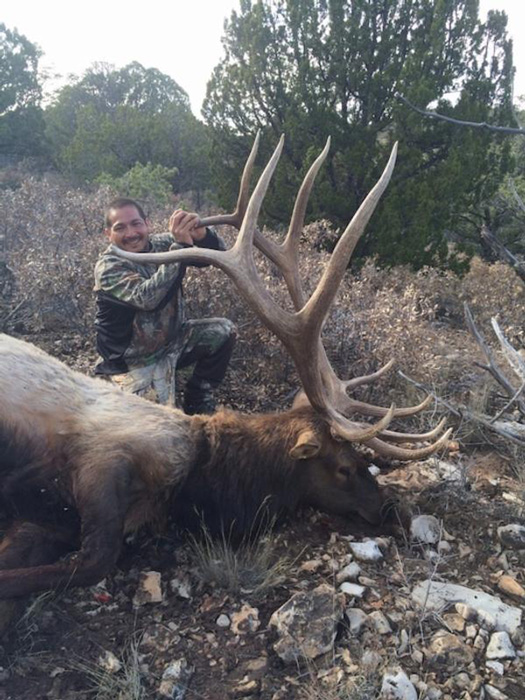 Bull elk taken with Ridgeline Outfitters Bull elk taken with Ridgeline Outfitters