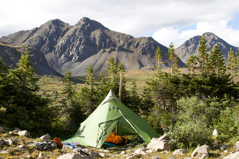 Backcountry camp before the opener Backcountry camp before the opener