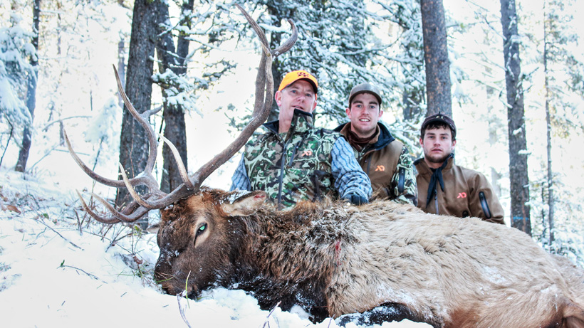 Danny Johnstons Montana elk with his two sons Danny Johnstons Montana elk with his two sons