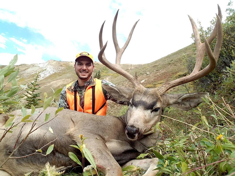 Dano with his Colorado muzzleloader mule deer Dano with his Colorado muzzleloader mule deer