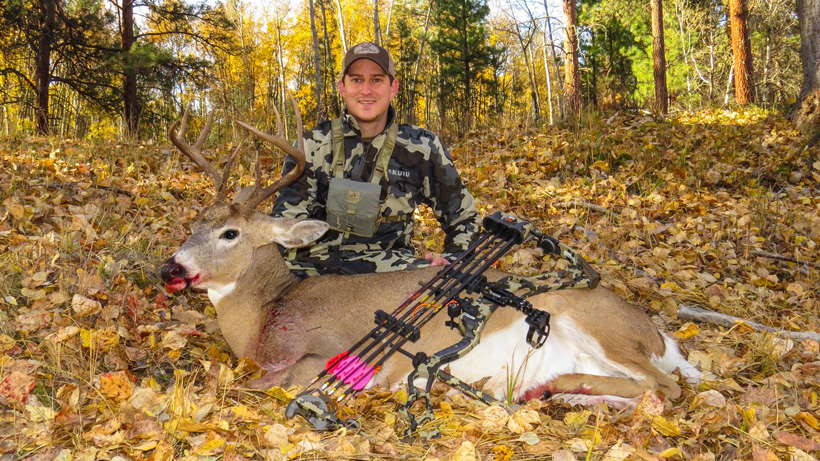 Dave Barnett with his Montana archery buck Dave Barnett with his Montana archery buck
