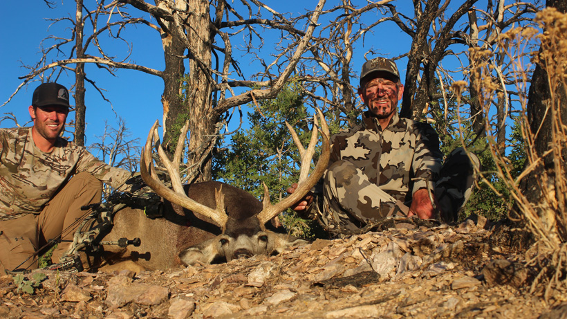 Deep Creek Outfitters with a great mule deer Deep Creek Outfitters with a great mule deer