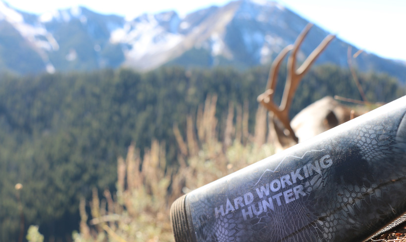 Hard working hunter equals mule deer success Hard working hunter equals mule deer success
