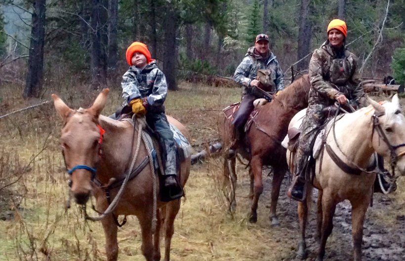 Kaydan riding Hondo the mule Kaydan riding Hondo the mule