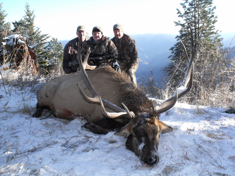 Kobey Bonin from Banks, Oregon (age 15) and his dream elk Kobey Bonin from Banks, Oregon (age 15) and his dream elk