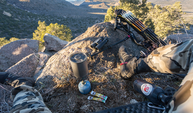 Making coffee while hunting Making coffee while hunting