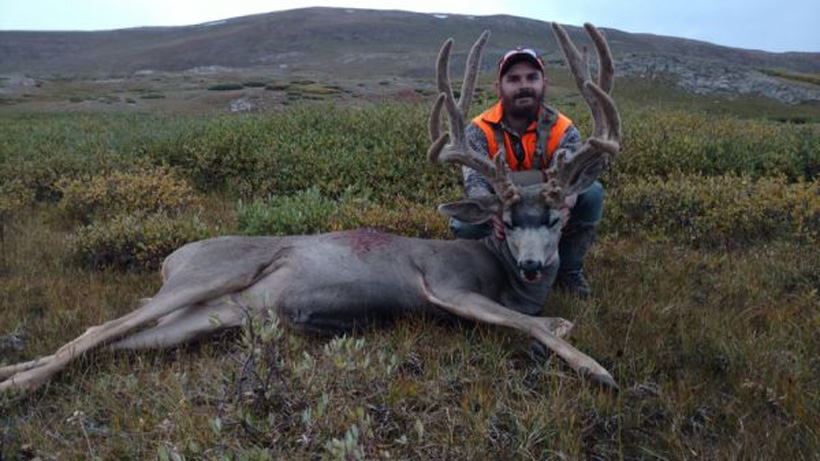 Matt with his Colorado muzzleloader mule deer 2 Matt with his Colorado muzzleloader mule deer 2