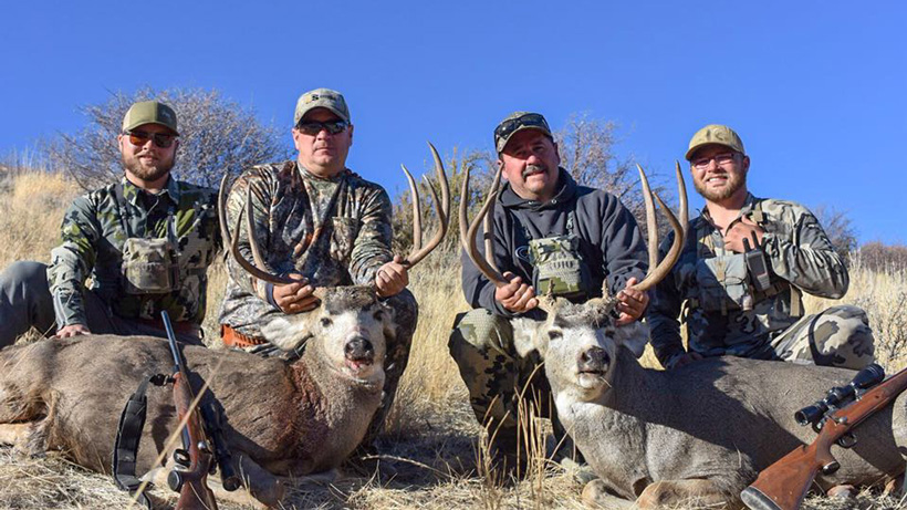 Mule deer bucks taken with Secret Pass Outfitters Mule deer bucks taken with Secret Pass Outfitters