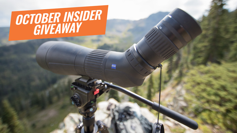 October INSIDER giveaway Zeiss Conquest Gavia spotting scope October INSIDER giveaway Zeiss Conquest Gavia spotting scope
