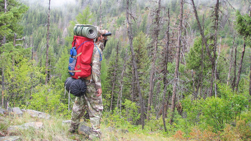 Old backpack hunting photo of Brady Miller Old backpack hunting photo of Brady Miller