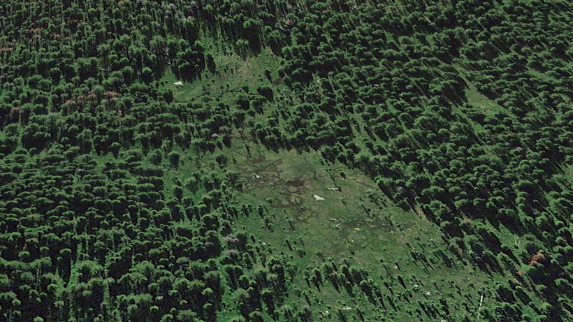 Potential elk wallow areas scouted on Goolge Earth Potential elk wallow areas scouted on Goolge Earth