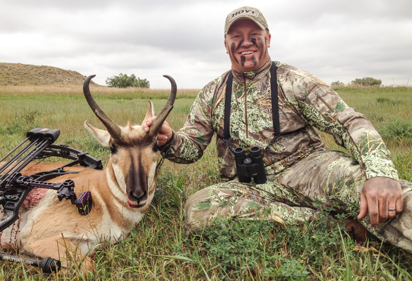 Sean Evenson with his 2013 Wyoming antelope buck Sean Evenson with his 2013 Wyoming antelope buck