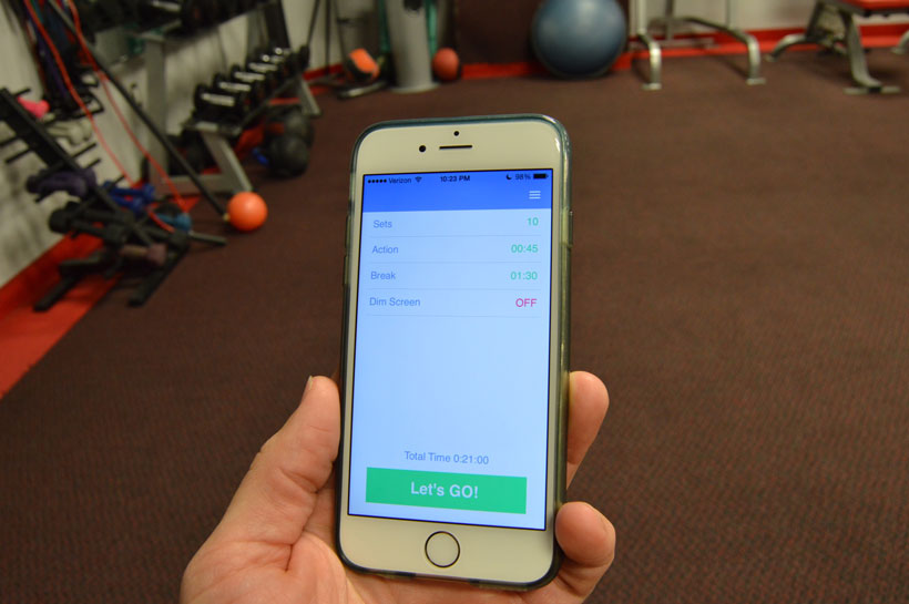 Tracking your workout on a cell phone Tracking your workout on a cell phone