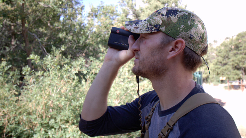 Trail Kreitzer using his Leica rangefinder Trail Kreitzer using his Leica rangefinder