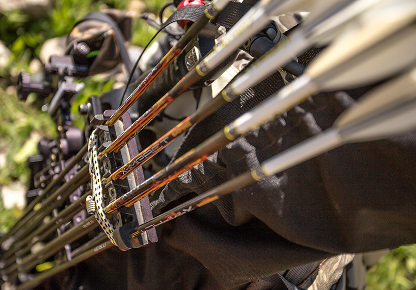 Bungee cord for extra arrows Bungee cord for extra arrows