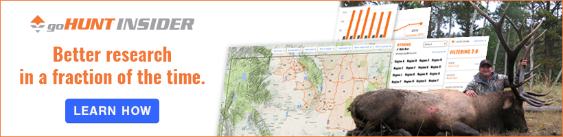  goHUNT INSIDER equivale a una mejor investigación de caza