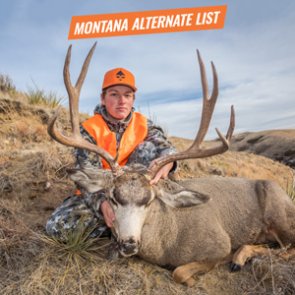 2018 Montana alternate list for deer and big game combo licenses