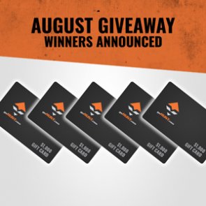 5 people just won a $1,000 Gear Shop gift card in our August INSIDER giveaway
