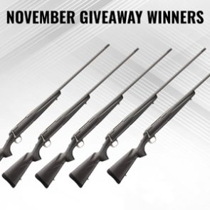 Winners Of Browning X-Bolt Pro Rifles In 6.5 PRC Announced!