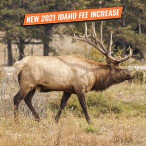 Idaho 2021 nonresident tag and license fee increase