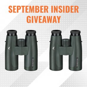 September INSIDER giveaway - Two Swarovski 10x42 SLC binoculars