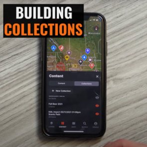 Using Collections on the goHUNT Maps app