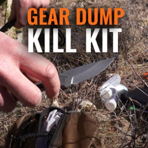 Trail Kreitzer's possibles pouch and kill kit gear dump