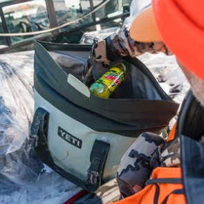 Multiple benefits for using a soft-sided cooler when hunting/traveling